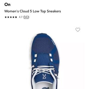 On cloud running shoes